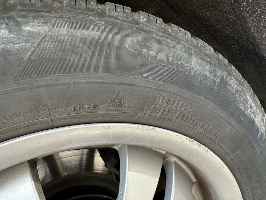 Jante BMW seria 3 E90 205 55 16 + Cauciucuri iarna