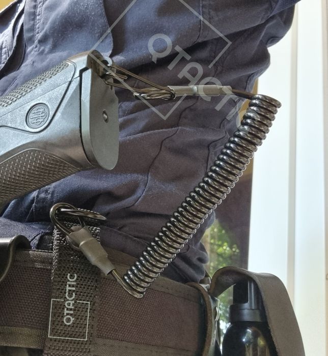 Snur/cordon elastic pentru asigurarea pistolului si a altor obiecte
