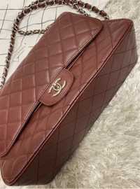 Jumbo chanel burgundy