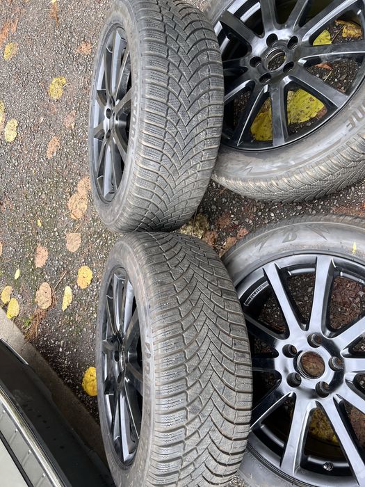 Bridgestone зимни 225 55 18 + джанти Autec 5 108