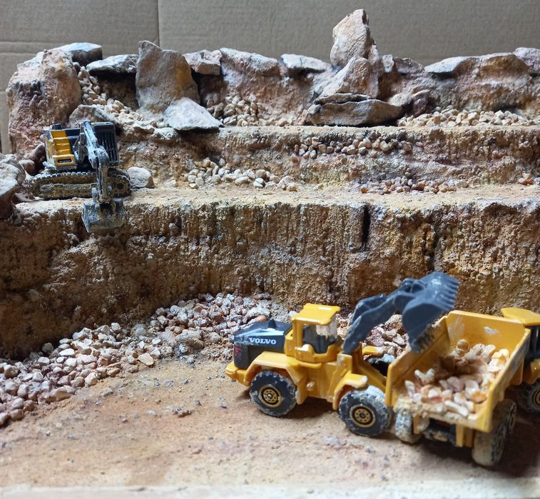 dioramă statică handmade