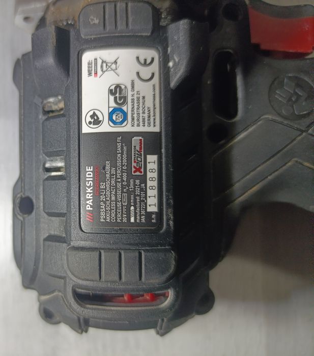 DEFECTA Autofiletanta Parkside Performance PSBPSAP pentru piese