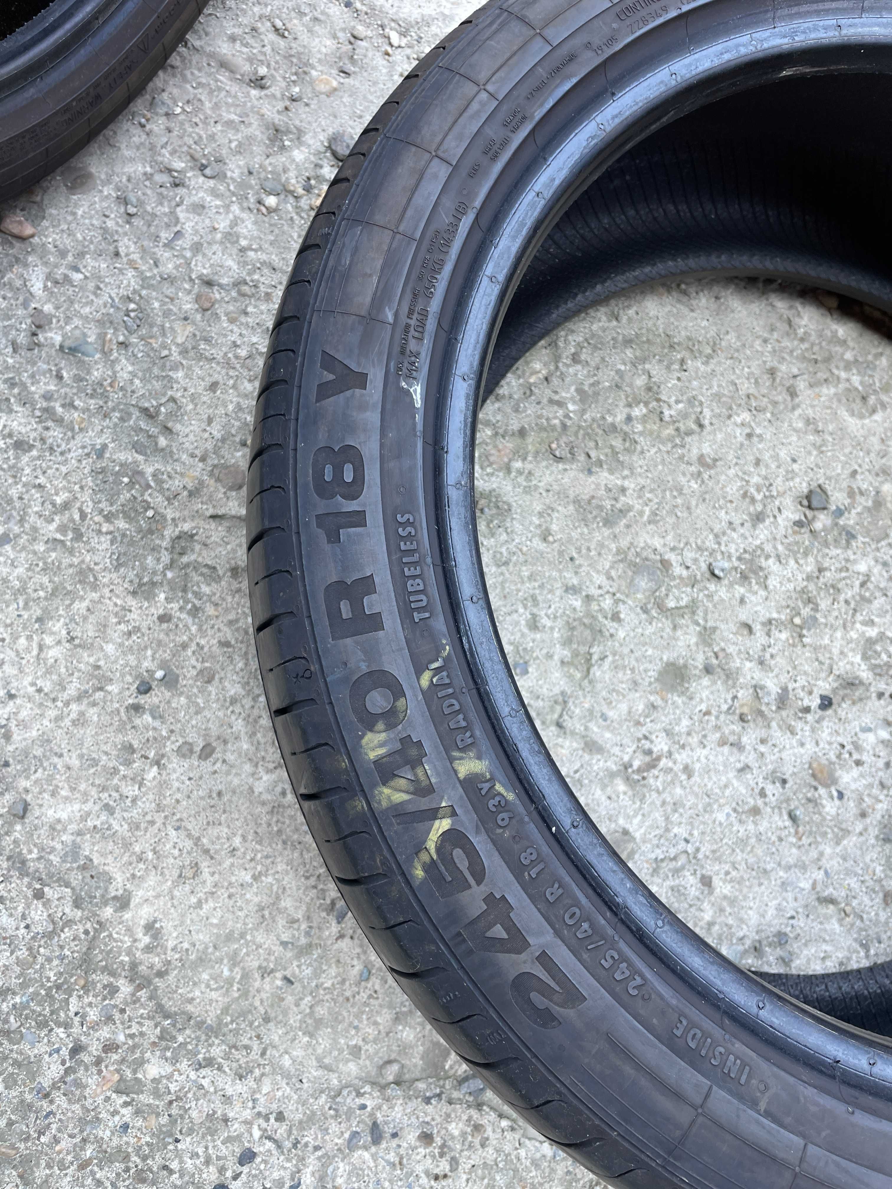 4x 245 40 18 Continental Sport contact 5