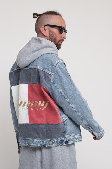 Оригинално мъжко дънково яке Tommy Hilfiger