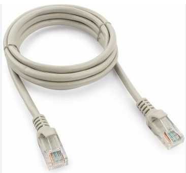 Коммутационный шнур U/UTP 4 пары мед. cat.6 1.0м LSZH standart серый