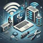 Настройка сети, Wi-Fi, интернета, серверов и ПК — выезд, гарантия