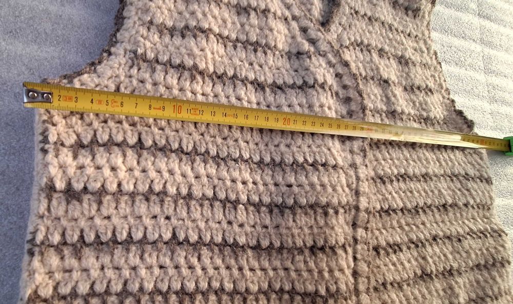 Елек 100% вълна без ръкав и без копчета НОВ