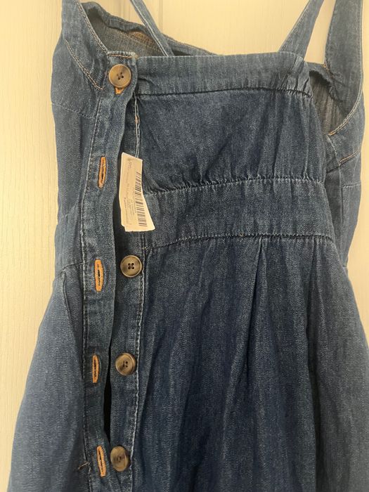 Sarafan denim subtire