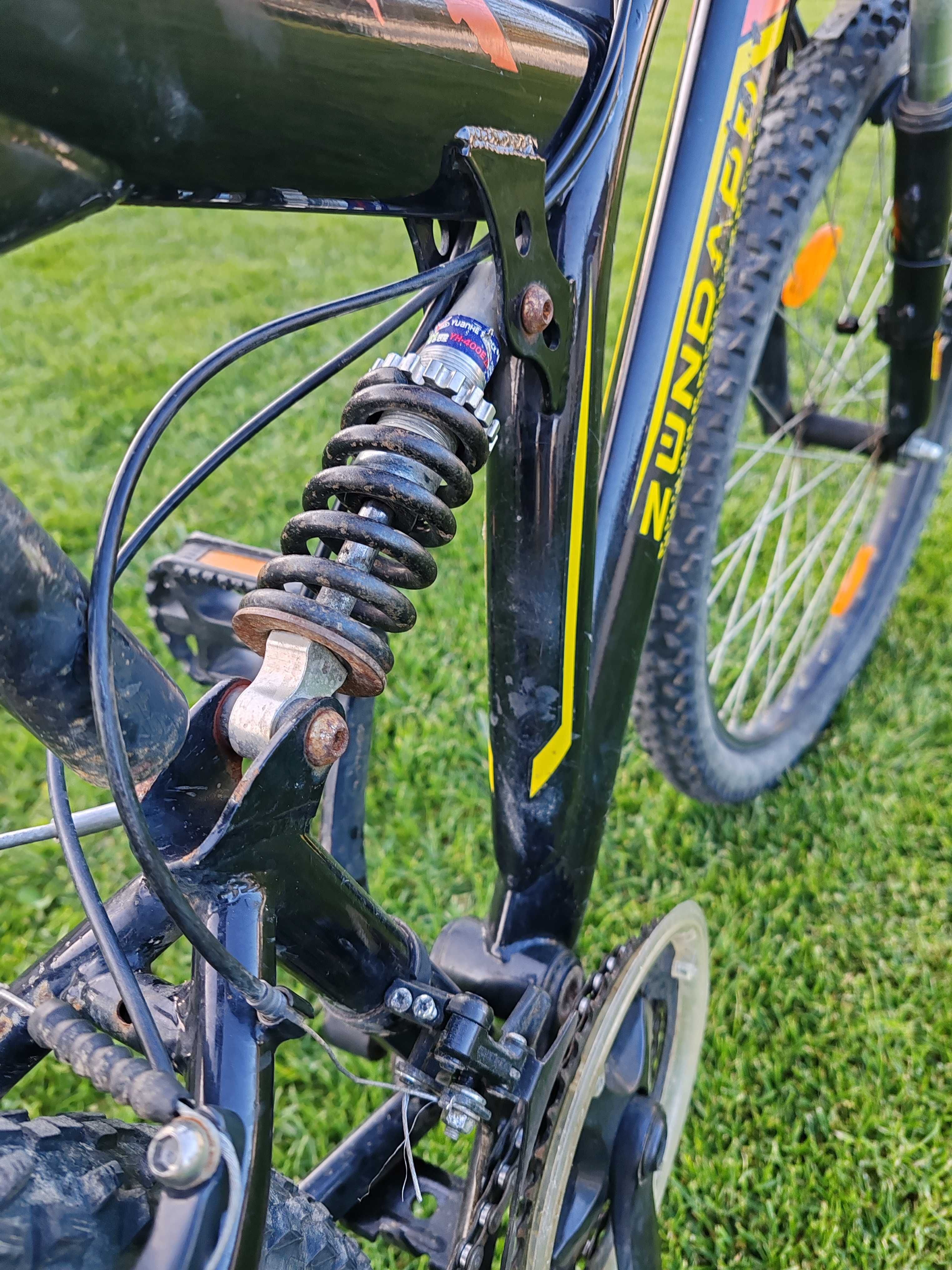 Bicicleta Zundapp, 21 viteze suspensie spate arc, fata aer