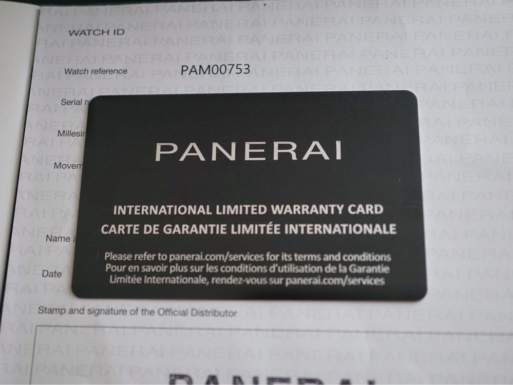 Panerai Radiomir Base Logo PAM00753