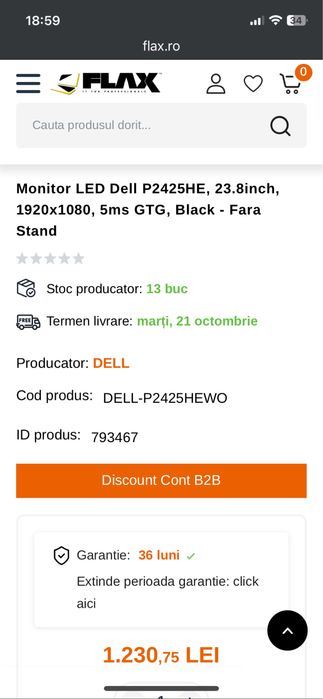 Monitor Dell P2425HE