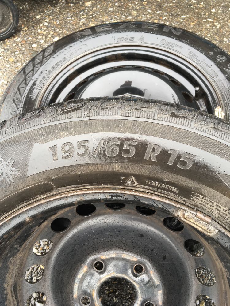 Roți de iarnă prindere 5x112 195 65 R15 M+S Vw Audi Skoda dot 2222