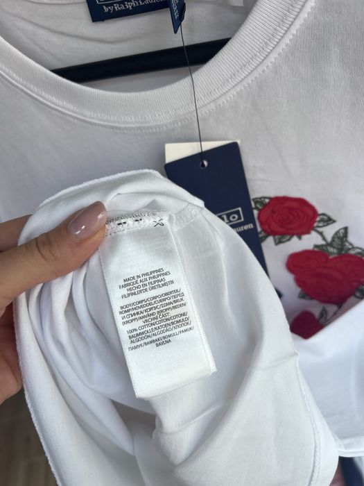Tricou damq Ralph Lauren brodat M