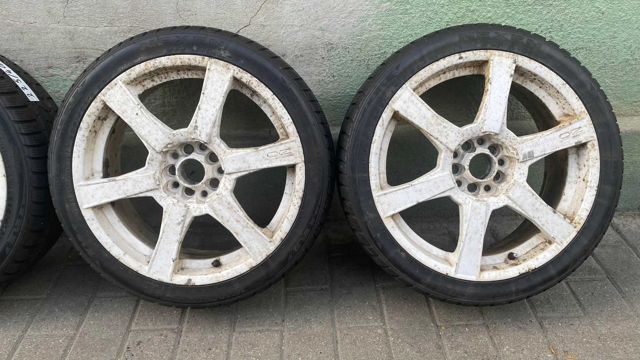jante o.z 5x100 si 5 x112  anv iarna 225 40 18 nexen bune