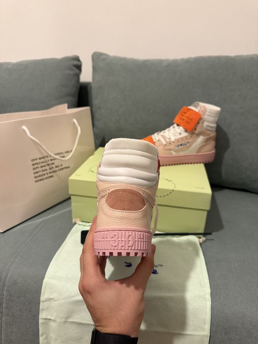 Adidasi Off White 3.0 Court piele naturala premium