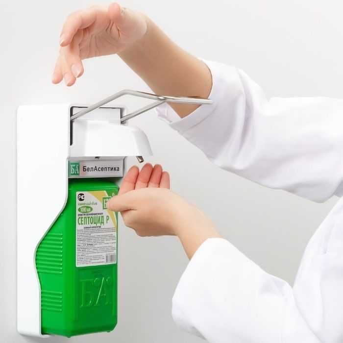 Локтевой дозатор тирсак для дезинфекции рук, жидкое мыло