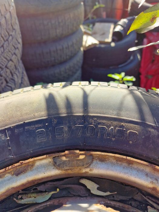 Jante roti cauciucuri nissan cabstar 215/70/15c