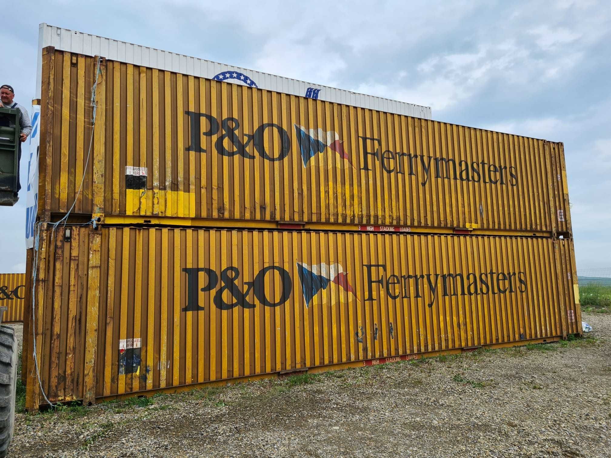 Container maritim 45' albastru 13.7m