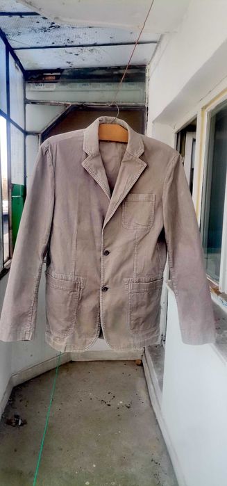 Sacou QS Style casual velur/reiat  mărime XL