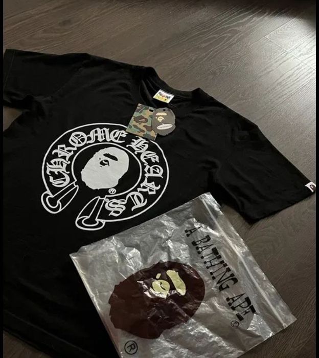 Футболка Bape x Chrome Hearts tee