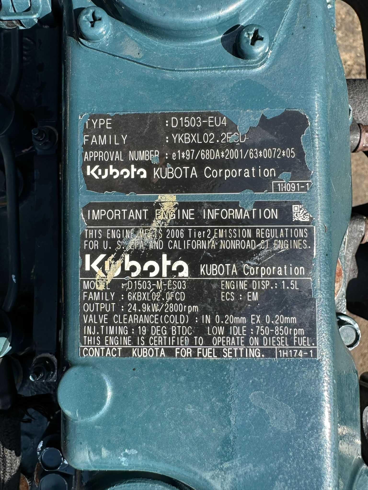 Motor Kubota D1503