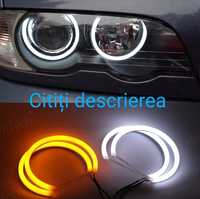 Angel eyes cotton led cu semnalizare pentru BMW E46 E39 E38 e36