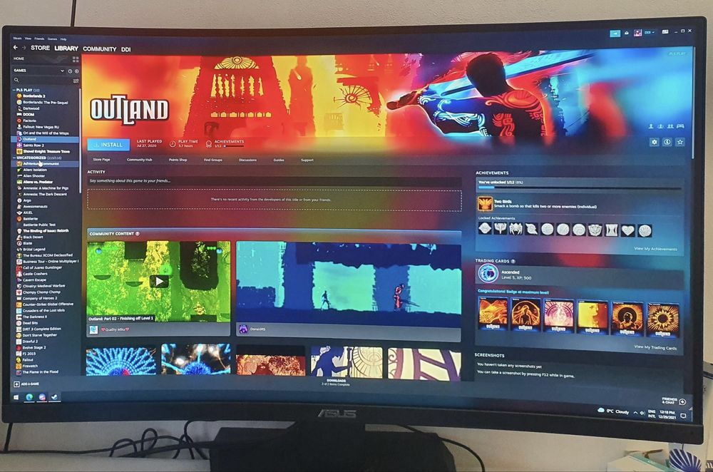 Monitor ASUS TUF Gaming VG32VQ Curbat 31.5 inch 1440p QHD 144 Hz