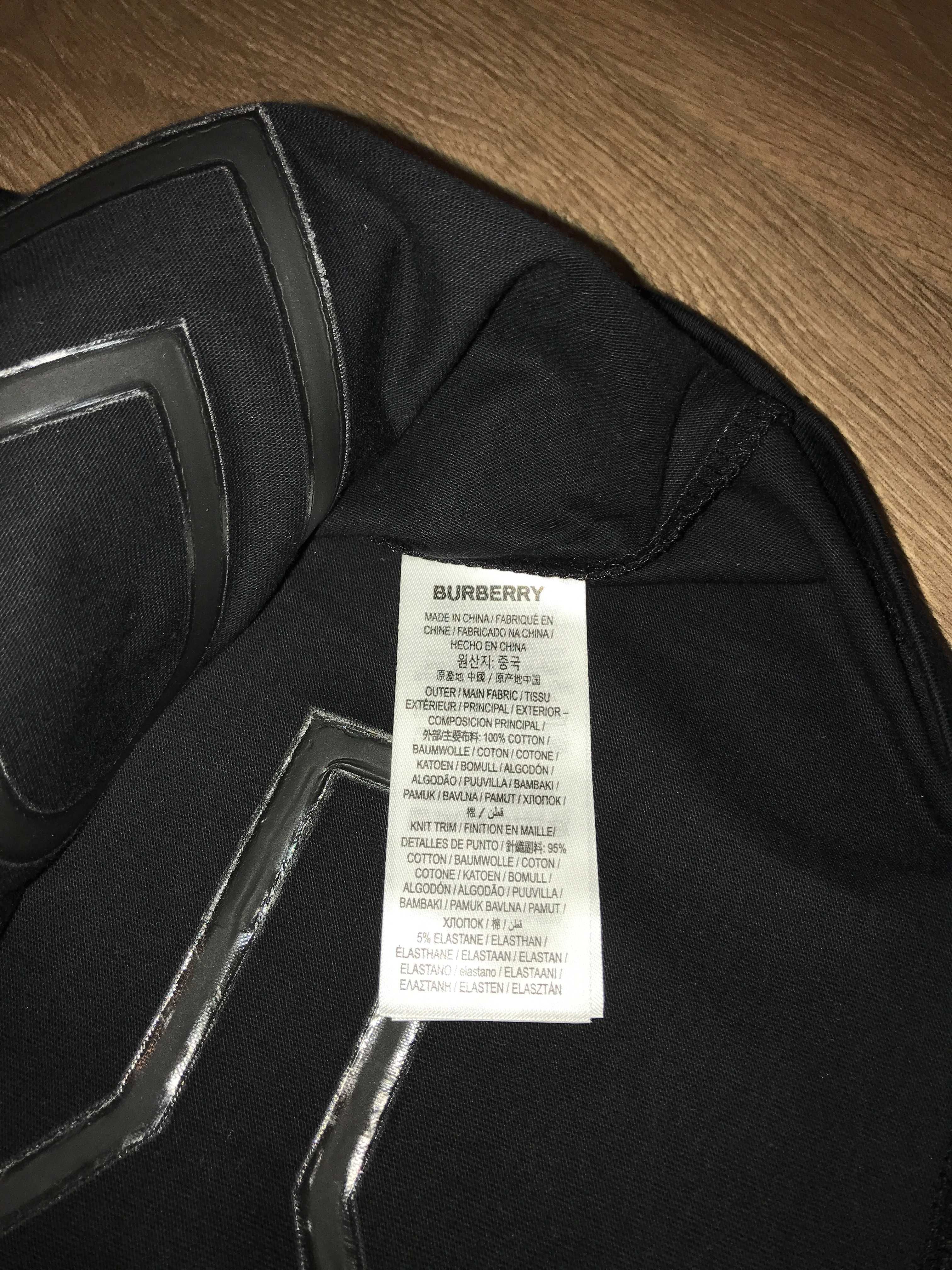 BURBERRY, ОРИГИНАЛНА,Logo Embossed, Oversized,тениска, S, M и L