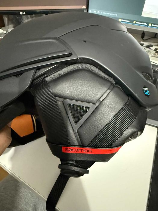 Salomon Driver S ски сноуборд Каска с Очила размер S черен