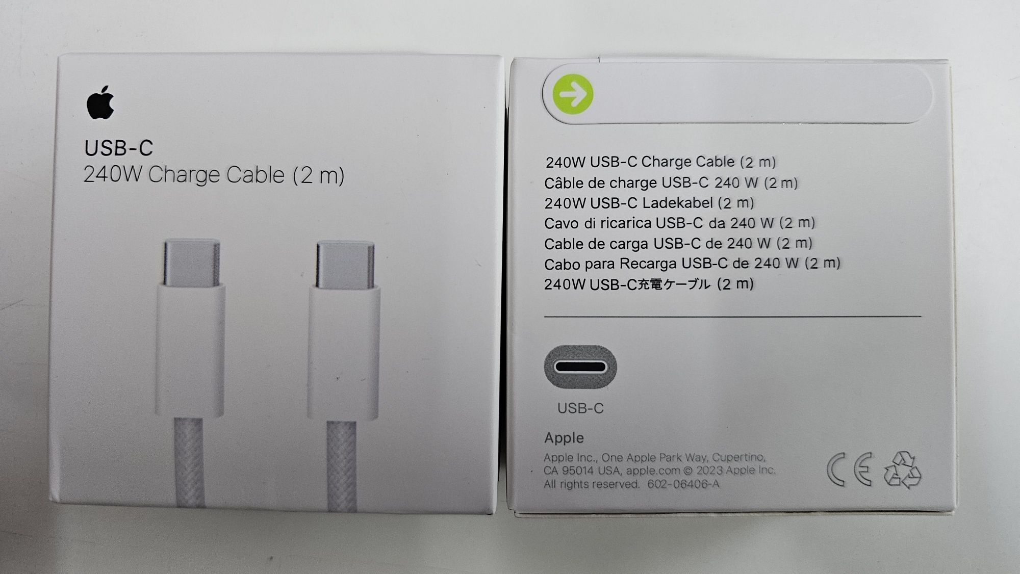 Кабель Apple USB‑C для зарядки (1 и 2м)
