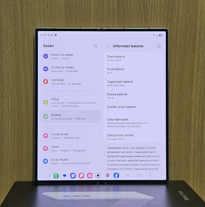 Samsung Z Fold 6 5G 256 GB full box