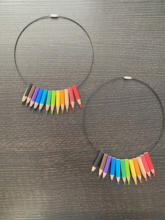 Set colier + bratara Creioane