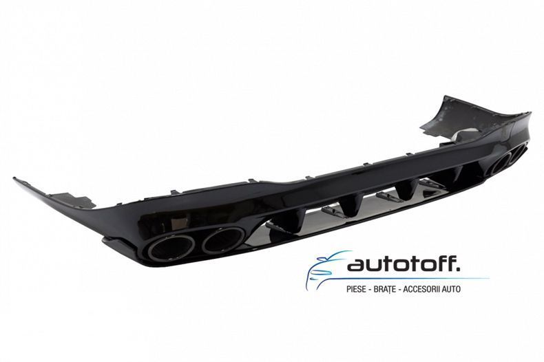 Difuzor bara spate Mercedes CLA W118 X118 C118 AMG Line (2018+) Black Look