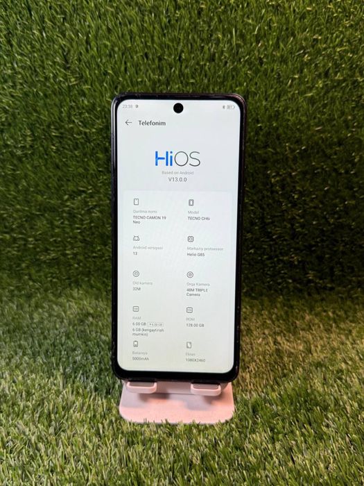 Tecno comon 19 sotiladi dastavka bor