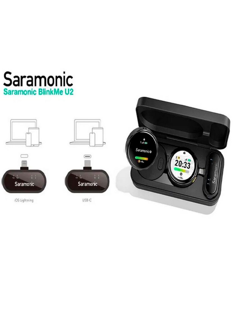 Saramonic blink me U2.B2+.Универсал петличный микрафон Lark M2