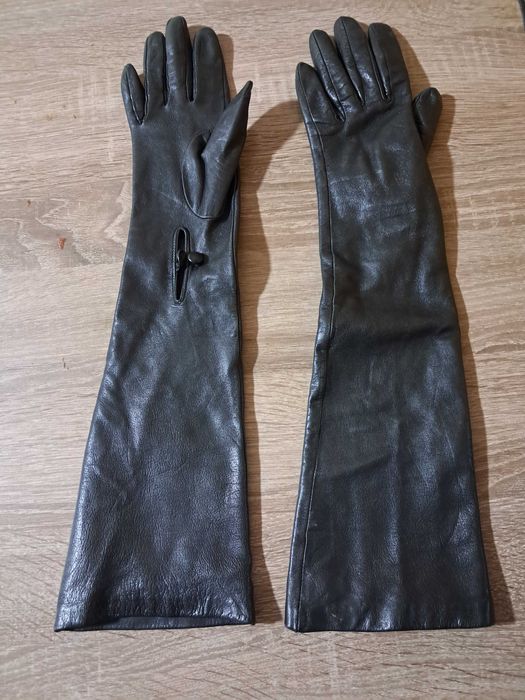 Перчатки кожаные