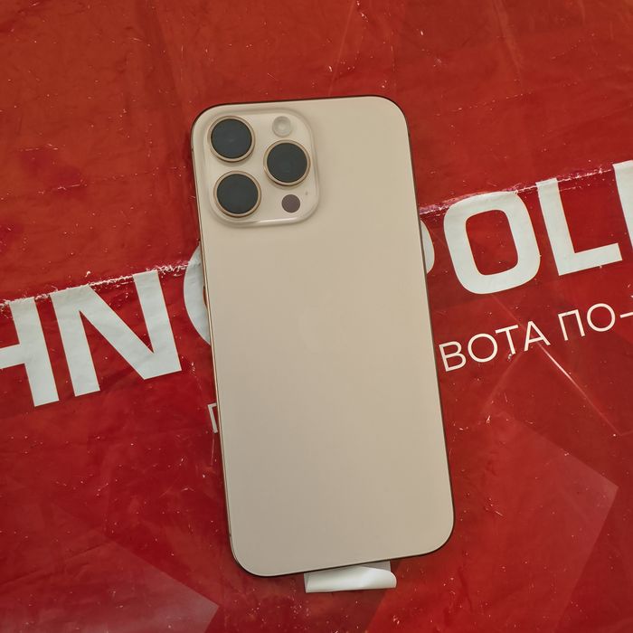 ***КАТО НОВ 512GB iPhone 16 Pro Max Технополис Гаранция '27 Desert Tit