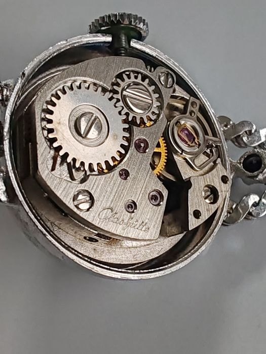 Ceas Anker Glashutte Argint cu Safire Mecanic