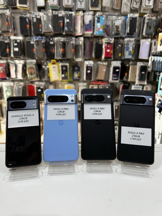 iSellStore Valcea vinde: Google Pixel 8 Black / 8 Pro Black & Blue