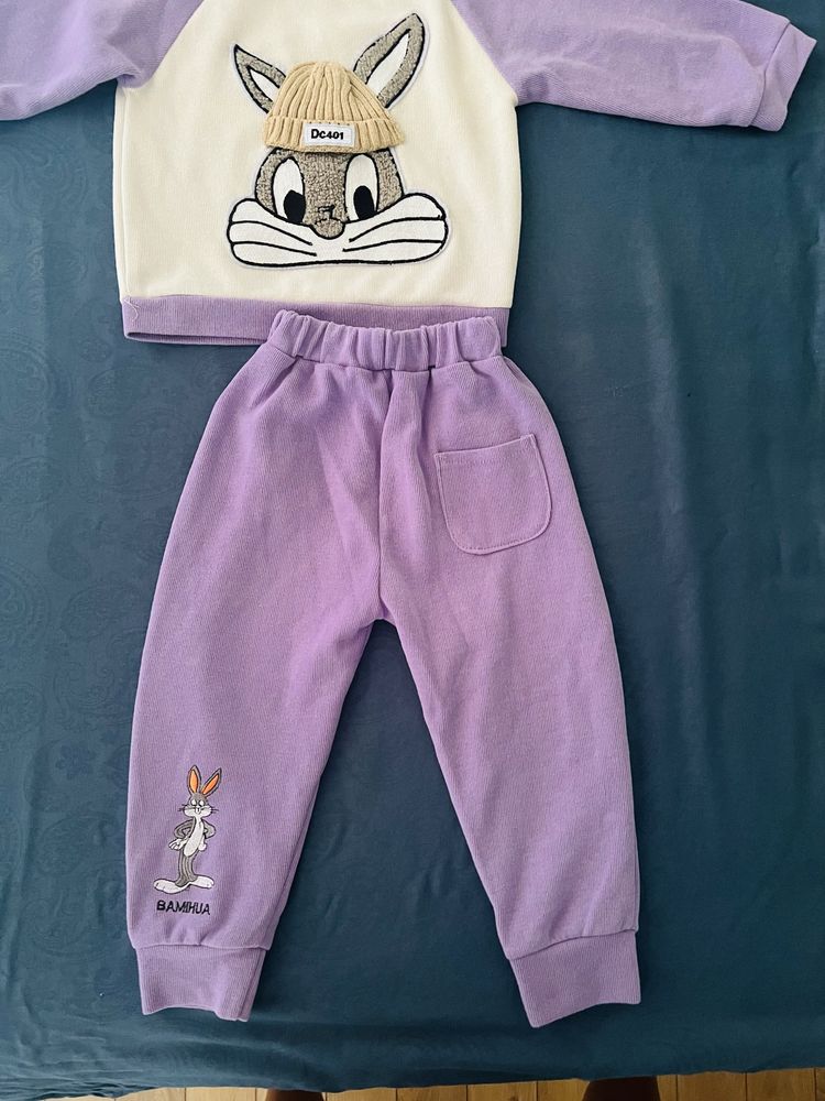 Комплект Финно плетиво Bunny Star lilac2 части