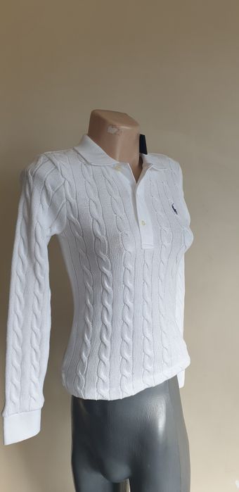 POLO Ralph Lauren Cable Pima Cotton  S  НОВО!  ОРИГИНАЛ Дамски Пуловер