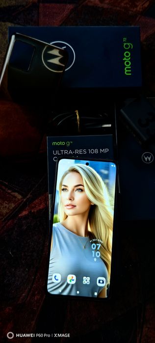 MOTOROLA G72-Перфектно състояние.Пълен комплект