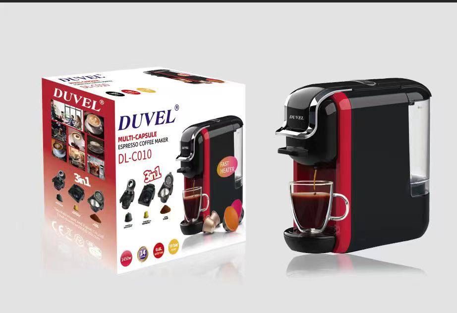 Мультикапсульная кофеварка для эспрессо DUVEL DL-C010 3в1