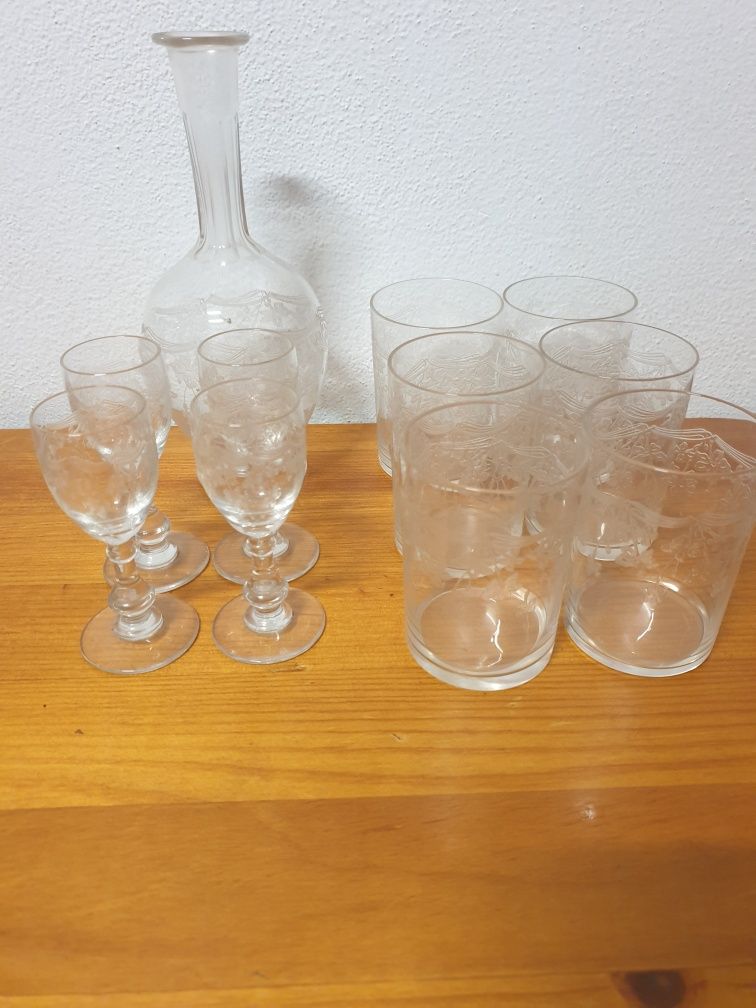 Set de pahare din cristal