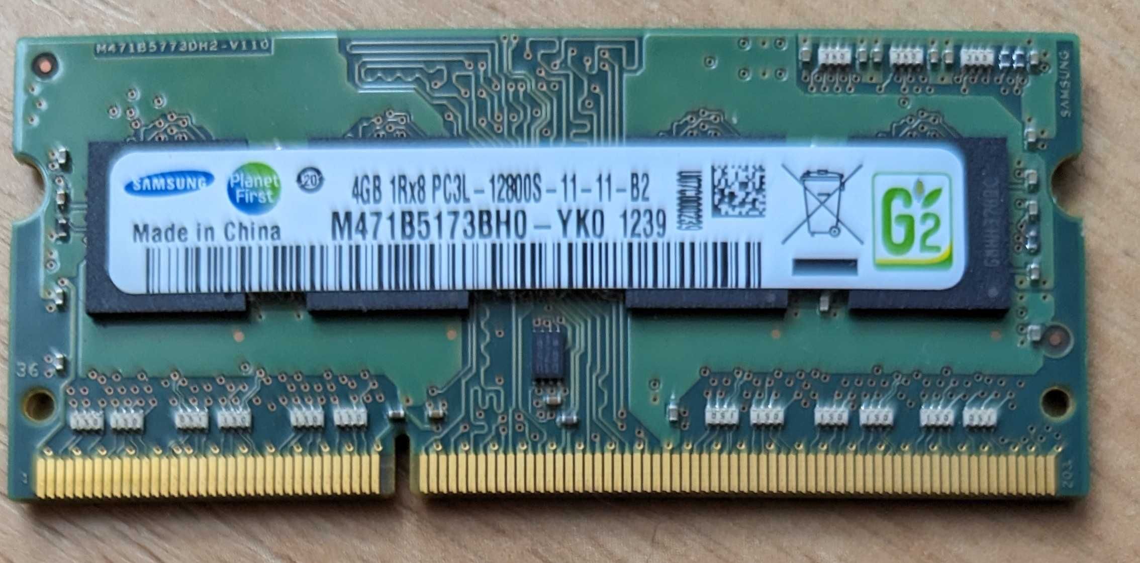 Memorii RAM laptop 6 GB (2+4 GB) DDR3L (PC3L) Samsung