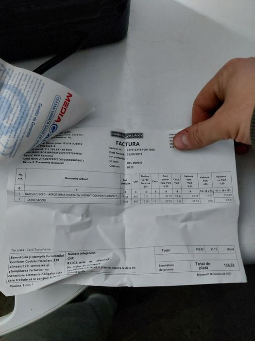 Aeroterma noua la cutie