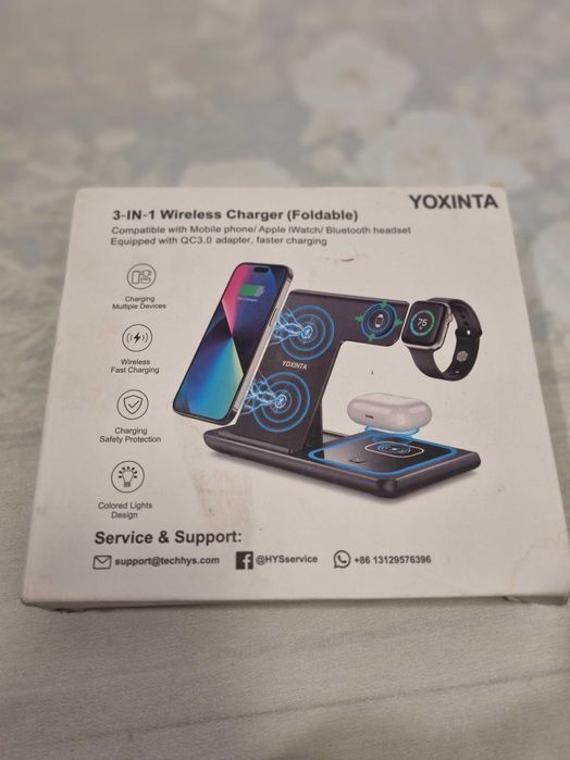 Incarcator Wireless Yoxinta YM-UD22 3 in 1
