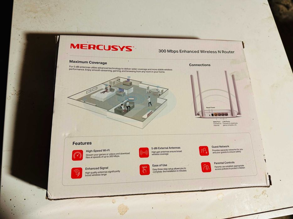 Рутер MERCUSYS 300 Mbps