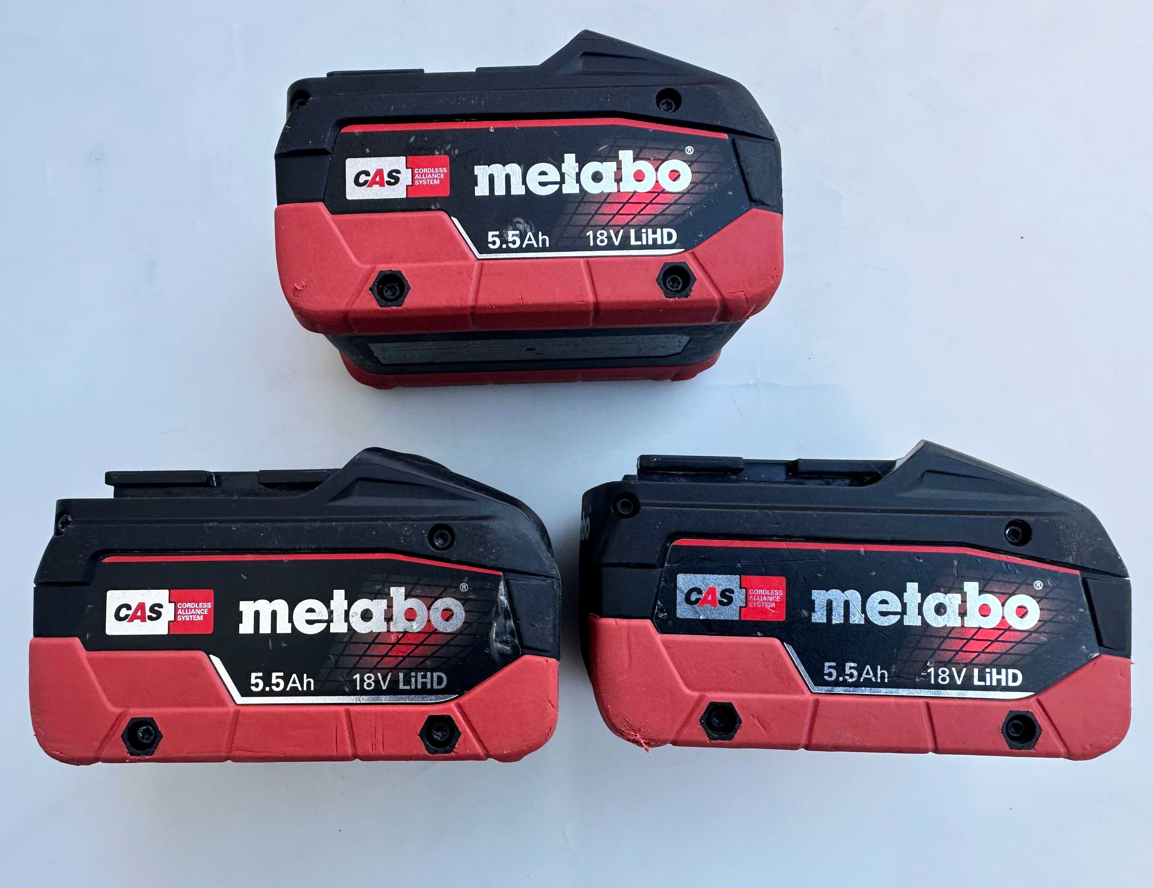 Metabo 18V 5.5Ah Li-HD - Акумулаторни батерии 3 броя