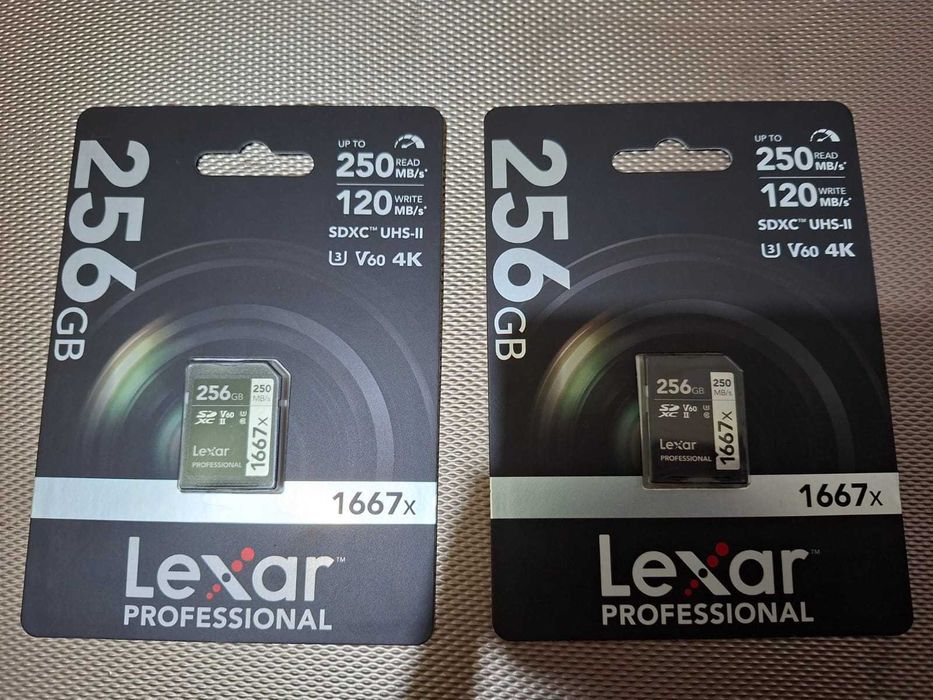 Card de Memorie Lexar 256GB SDXC Pro 1667X UHS-II U3 R250/W120 (V60)
